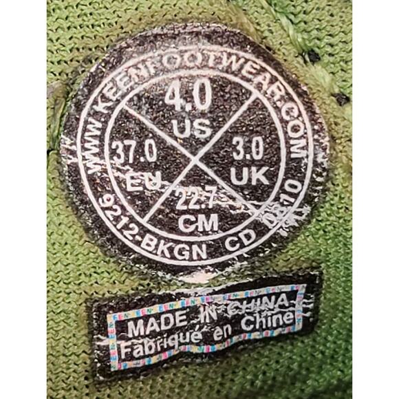 KEEN Sandals Newport H2 Youth Size 4 Waterproof Hiking Water Sport Green Kids - Picture 10 of 10